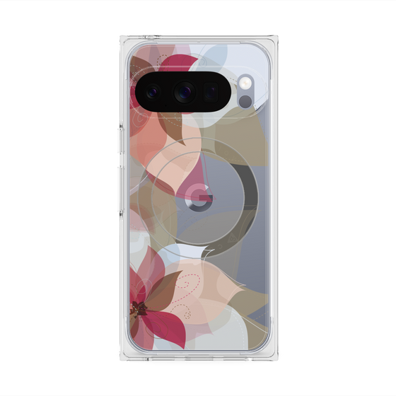 Premium Square Case with Pixelsnap［ Chiffon Flower ］