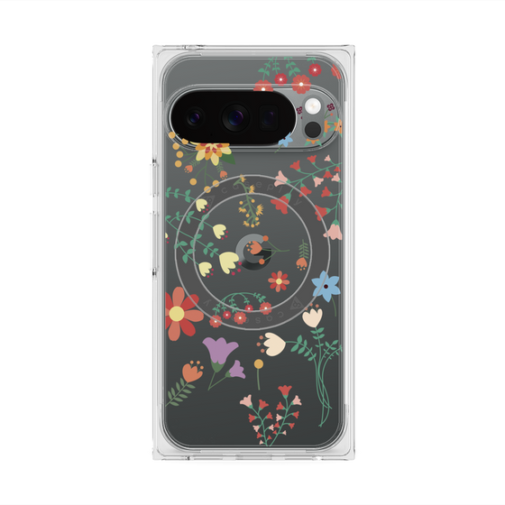 Premium Square Case with Pixelsnap［ Cute Floral Pattern ］