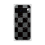 Premium Square Case with Pixelsnap［ Ichimatsu Pattern - Black ］