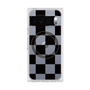 Premium Square Case with Pixelsnap［ Ichimatsu Pattern - Black ］