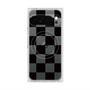 Premium Square Case with Pixelsnap［ Ichimatsu Pattern - Black ］