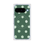 Premium Square Case with Pixelsnap［ Watercolor Dots Retro Color - Green ］