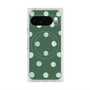 Premium Square Case with Pixelsnap［ Watercolor Dots Retro Color - Green ］