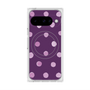 Premium Square Case with Pixelsnap［ Watercolor Dots Retro Color - Purple ］