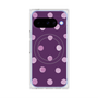 Premium Square Case with Pixelsnap［ Watercolor Dots Retro Color - Purple ］