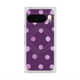 Premium Square Case with Pixelsnap［ Watercolor Dots Retro Color - Purple ］