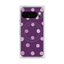 Premium Square Case with Pixelsnap［ Watercolor Dots Retro Color - Purple ］