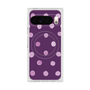 Premium Square Case with Pixelsnap［ Watercolor Dots Retro Color - Purple ］