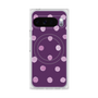 Premium Square Case with Pixelsnap［ Watercolor Dots Retro Color - Purple ］