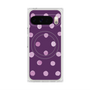 Premium Square Case with Pixelsnap［ Watercolor Dots Retro Color - Purple ］