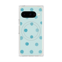 Premium Square Case with Pixelsnap［ Watercolor Dots Retro Color - Light Blue ］