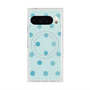 Premium Square Case with Pixelsnap［ Watercolor Dots Retro Color - Light Blue ］