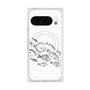 Premium Square Case with Pixelsnap［ Coexist No.2 - White ］