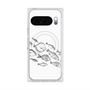 Premium Square Case with Pixelsnap［ Coexist No.2 - White ］