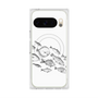 Premium Square Case with Pixelsnap［ Coexist No.2 - White ］