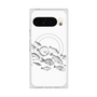 Premium Square Case with Pixelsnap［ Coexist No.2 - White ］