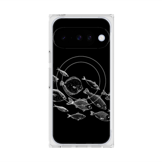Premium Square Case with Pixelsnap［ Coexist No.2 - Black ］