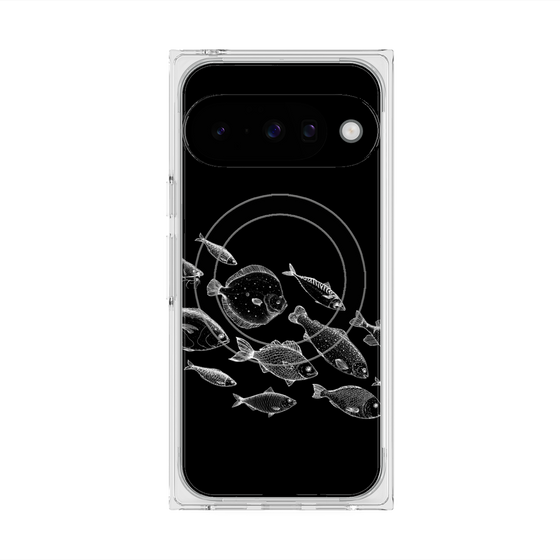 Premium Square Case with Pixelsnap［ Coexist No.2 - Black ］