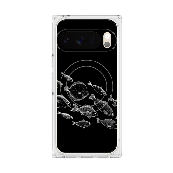 Premium Square Case with Pixelsnap［ Coexist No.2 - Black ］