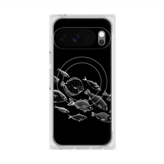 Premium Square Case with Pixelsnap［ Coexist No.2 - Black ］