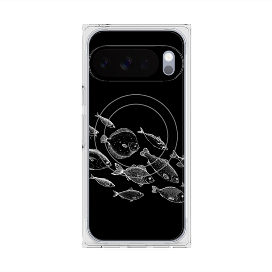 Premium Square Case with Pixelsnap［ Coexist No.2 - Black ］