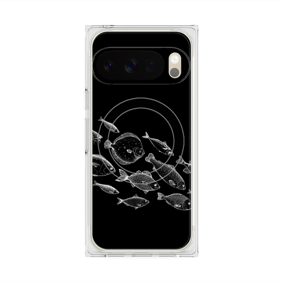 Premium Square Case with Pixelsnap［ Coexist No.2 - Black ］