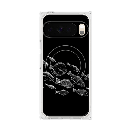Premium Square Case with Pixelsnap［ Coexist No.2 - Black ］