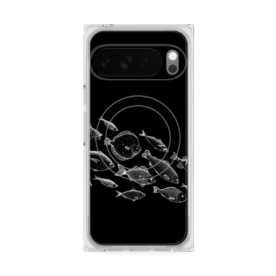 Premium Square Case with Pixelsnap［ Coexist No.2 - Black ］