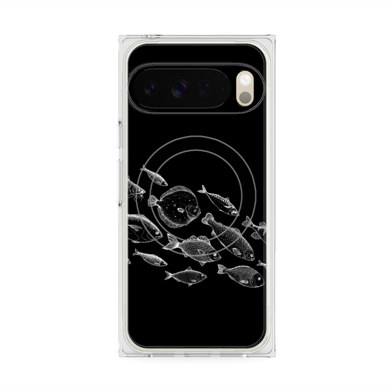 Premium Square Case with Pixelsnap［ Coexist No.2 - Black ］