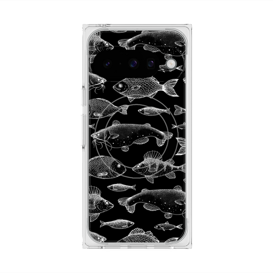 Premium Square Case with Pixelsnap［ Coexist No.3 - Black ］