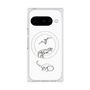 Premium Square Case with Pixelsnap［ Dinosaurs No.1 - White ］