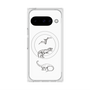 Premium Square Case with Pixelsnap［ Dinosaurs No.1 - White ］