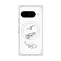 Premium Square Case with Pixelsnap［ Dinosaurs No.1 - White ］