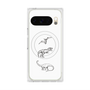 Premium Square Case with Pixelsnap［ Dinosaurs No.1 - White ］