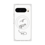 Premium Square Case with Pixelsnap［ Dinosaurs No.1 - White ］