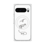 Premium Square Case with Pixelsnap［ Dinosaurs No.1 - White ］