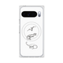 Premium Square Case with Pixelsnap［ Dinosaurs No.1 - White ］