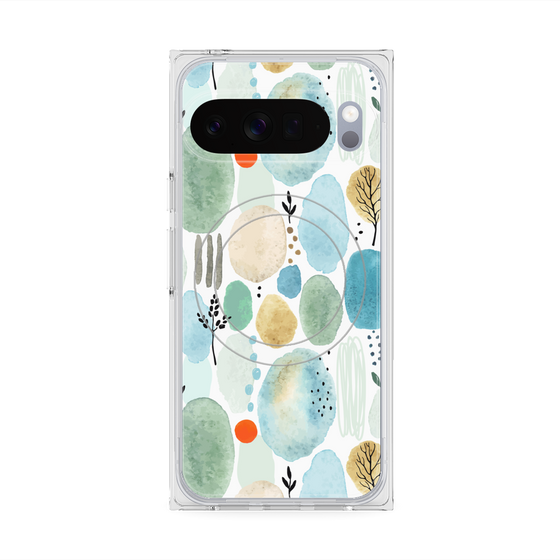 Premium Square Case with Pixelsnap［ Nordic Watercolor - 05 ］