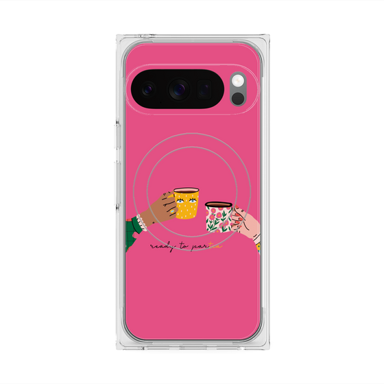 Premium Square Case with Pixelsnap［ Teatime - Pink ］