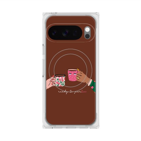 Premium Square Case with Pixelsnap［ Teatime - Brown ］