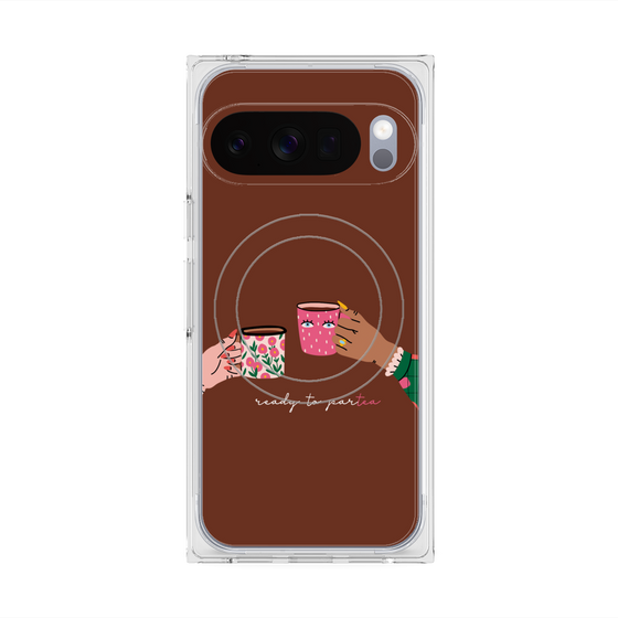 Premium Square Case with Pixelsnap［ Teatime - Brown ］