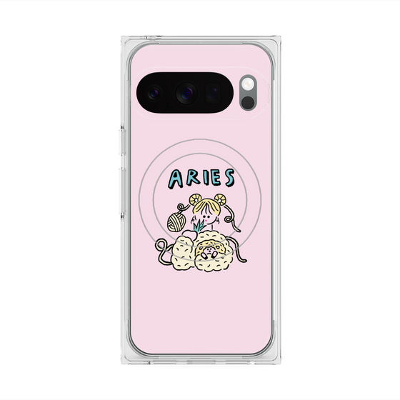 Premium Square Case with Pixelsnap［ Aries ］