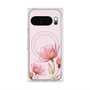 Premium Square Case with Pixelsnap［ Natural Flower - Pink ］