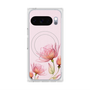 Premium Square Case with Pixelsnap［ Natural Flower - Pink ］