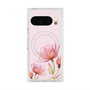 Premium Square Case with Pixelsnap［ Natural Flower - Pink ］