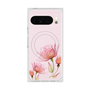 Premium Square Case with Pixelsnap［ Natural Flower - Pink ］