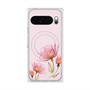 Premium Square Case with Pixelsnap［ Natural Flower - Pink ］