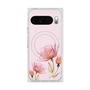 Premium Square Case with Pixelsnap［ Natural Flower - Pink ］