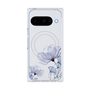 Premium Square Case with Pixelsnap［ Natural Flower - blue ］
