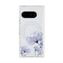Premium Square Case with Pixelsnap［ Natural Flower - blue ］